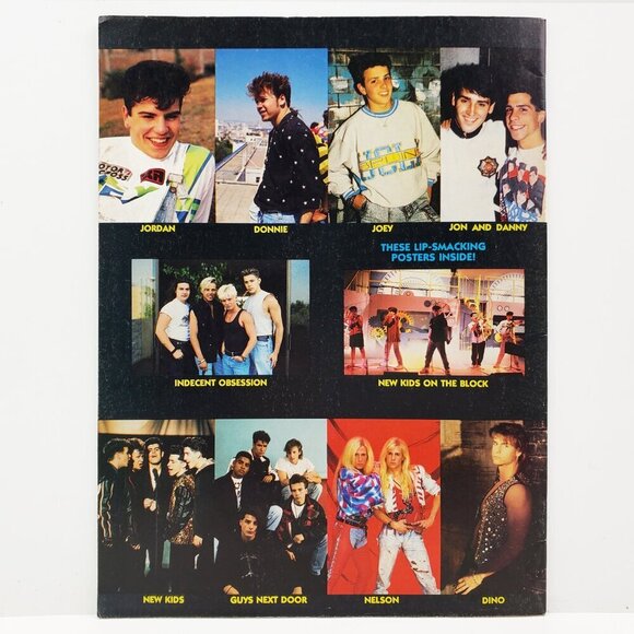Celebrity Posters Magazine New Kids on Block NKOTB 1990 VTG Unread Stock - Picture 5 of 11